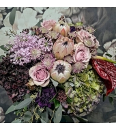   Luksuslik vintage-stiilis lillekimp (kevad/talv)